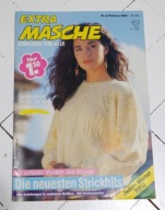 Robótki na drutach swetry 1990 luty