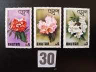 Kwiaty , Bhutan , MNH