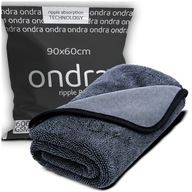 DUŻY RĘCZNIK DO OSUSZANIA AUTA WYCIERANIA LAKIERU SAMOCHODU 90x60CM 600GSM