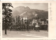 TATRY -ZAKOPANE -GIEWONT -stempel HOTEL EXCELSIOR -okupacyjna -obieg 1941