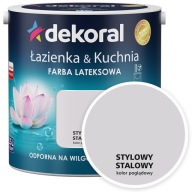 Dekoral Łazienka&Kuchnia Farba lateksowa STYLOWY STALOWY 2,5L