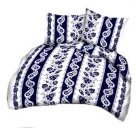 pościel bawełna lux 200x200 + 2x50x60 1x40x40 zamek B 342 Elegancja niebies