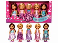 5 szt Zestaw laleczek Chloe Girlz 5 komplet lalek lalka Mini lalki małe