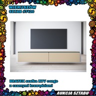 Szafka RTV 180 cm stojąco-wisząca BRATEX