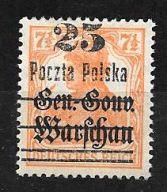 $$PMW ROCZNIK 1918 Fi 13b I* WYDANIE PRZEDRUKOWE na znaczkach GGW gw/opis