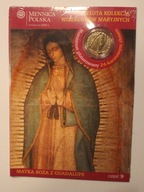 GUADALUPA - MATKA BOŻA Z GUADALUPE, NUMIZMAT ZŁOCONY, MODLITWA