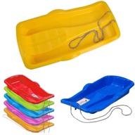 PLASTIKOWE SANKI ŚLIZG DLA DZIECI Z SZNURKIEM NA ZIMĘ DO ZJEŻDŻANIA Z GÓRKI