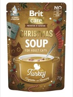 Brit Care Christmas Cat Soup Turkey 75g