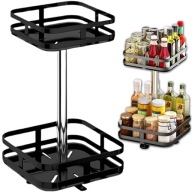 OBROTOWY STOJAK ORGANIZER PÓŁKA REGAŁ KUCHENNY NA PRZYPRAWY AKCESORIA