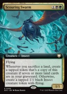 Karta Magic: The Gathering Scouring Swarm EOE EOC *Extended Art*
