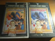Alicja w krainie czarów - dwie części - VHS