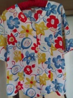 BLUZKA ŁADNA KOLOROWA ZAPINANA NA GUZICZKI R.44