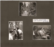 GÓRY WAŁBRZYSKO-KŁODZKIE-3 fotografie 1956 rok na karcie z albumu