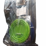 Smycz dla psa z linki stalowej 6mm plus statyw do wkręcenia w ziemię nowe