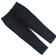 SPODNIE LNIANE DAMSKIE LETNIE CZARNE ROZM.L__C