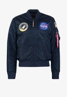 Kurtka NASA Alpha Industries Bomber Replica Blue S