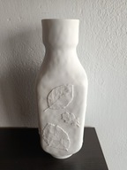 PORCELANOWY BISKWITOWY WAZON HUTSCHENREUTHER LIŚCIE