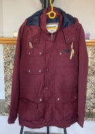 1 Kurtka sportowa Mckenzie ciemne bordo kieszenie kaptur
