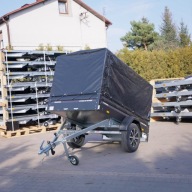 Przyczepka Samochodowa ze Stelażem i Plandeką Brenderup 1205SUB 204x116