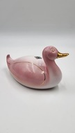 Kaczuszka z porcelany 22 cm śliczna sygnowana duża