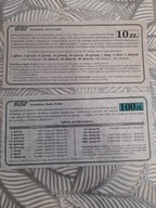 Foldery do monet i banknotów wchodzących do obiegu w związku z denominacją.