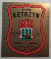 ETYKIETA PIWO JASNE PEŁNE KĘTRZYN BROWAR KĘTRZYN