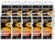 60x Bateria Słuchowa 8V DA-10 ACTIVAIR DURACELL