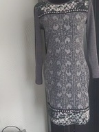 Karin Hertz efektowna sukienka z wełna /S/