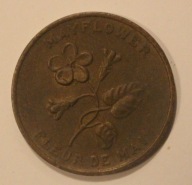 KANADA - NOVA SCOTIA - 1867 TOKEN - NOUVELLE - ECOSSE - MAYFLOWER - RZADKI