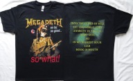 Megadeth So Far So Good So What koszulka orginał koncert 4.06.2026.Gdańsk