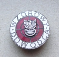 Odznaka Wzorowy Dowódca srebrna
