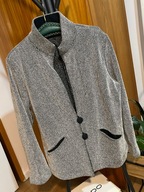 7 P&L oryginalny żakiet vintage dżersey len bawełna wiskoza duże XXL