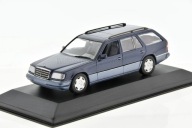 MERCEDES E200 Break Nautical blue met. S124 1992 1/43 MINICHAMPS 430033541
