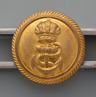 ORYGINALNY GUZIK OFICERSKI KUK KRIGSMARINE AUSTRO-WĘGRY PRZEPIĘKNY (2)