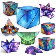 KOSTKA MAGNETYCZNA ANTYSTRESOWA MAGIC CUBE ODSTRESOWYWUJĄCA 70 KSZTAŁTÓW