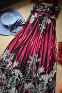 SECRET PIĘKNA SUKIENKA DŁUGA LETNIA Z CEKINAMI _36