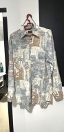 14 Koszula Casual Clothes tajemnicze azteckie wzory kieszeń XL