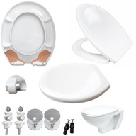 Deska sedesowa Perfecto Owal biały duroplast komfortowa i trwała