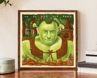 Plakat Mariushrek 40x40 cm | Mariusz Pudzianowski Shrek Pudzian Śmieszny
