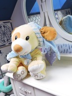 DUŻY PLUSZOWY PIESEK W CZAPCE SZALICZKU