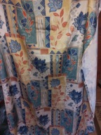 Zasłona na taśmie szerokość 128 x 242 cm satynowa