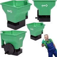 SIEWNIK RĘCZNY OGRODOWY DO NAWOZU TRAWY NASION SOLI Z KORBKĄ 3 LITRY FLO