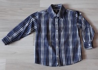 Mantaray wizytowa koszula granatowa kratka 110cm