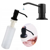 DOZOWNIK DO ZLEWOZMYWAKA ZLEWU DO PŁYNU MYDŁA DO NACZYŃ 330ML CZARNY