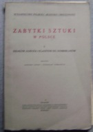 ZABYTKI SZTUKI W POLSCE -t 1 1924 rok DOMINIKANIE
