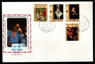Nevis Anguilla St Christopher / Koperta FDC 285-288 ( Rok Dziecka )