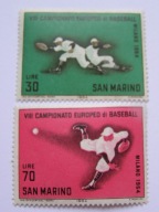 San Marino - ME w baseball - 1964 r - Mi. 824-25 **