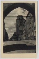 Toruń ulica lata 30 Fotografia wymiary 90 x 140 mm. 229t