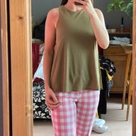 Mango zielony top halter 36 S