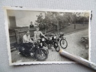 STARY MOTOCYKL MOTOCYKLE REJESTRACJA FOTOGRAFIA przedwojenna